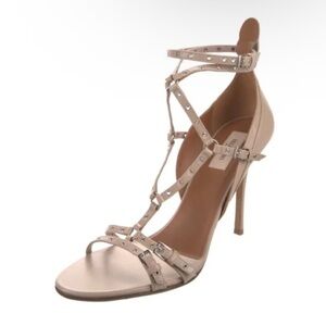 Valentino Garavani Heels Leather Love Latch Sandals 39.5 US9.5